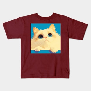 Curiosity in Blue I Kids T-Shirt